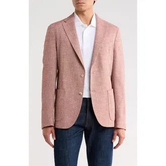 BOSS Hanry Dark Orange Cotton & Wool Blend Sport Coat at Nordstrom Rack, Size 42
