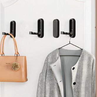 OEM Juego De 4 Ganchos De Pared Plegables Para Ba&ntilde;o, Abrigos, Albornoces, Bolsos Soluci&oacute;n De Almacenamiento Para Ba&ntilde;o, Armario, Entrada, Piscina Y Cocina 
