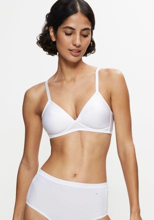 Triumph B&uuml;gelloser BH TRIUMPH Soft Sensation P X, Damen, Gr. 70, Cup A, weiss (wei&szlig;), Microtouch, Obermaterial: 47% Polyamid, 38% Polyester, 15% Elasthan, uni