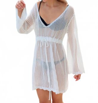 Shiraleah Marina Cover Up In White