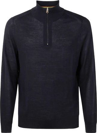 Paul Smith Mens Sweater Zip Neck