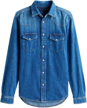 Tommy Hilfiger Hombre, Camisas, Azul, Talla: XL