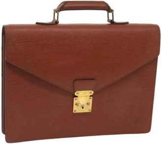 Louis Vuitton Pre-owned Handbags, female, Brown, Size: ONE SIZE Pre-owned Epi Leather Briefcase