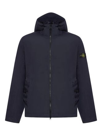 Stone Island Jack met capuchon - Blauw