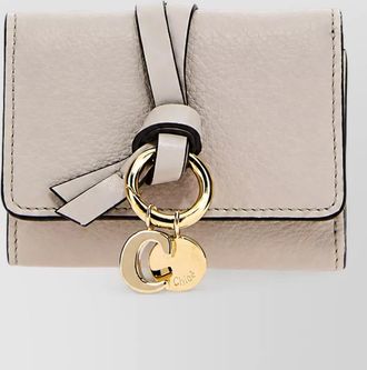 Chlo&eacute; mini leather clutch bag