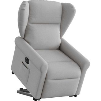 vidaXL Vidaxl - Sill&oacute;n El&eacute;ctrico Reclinable Elevable De Tela Gris Nube