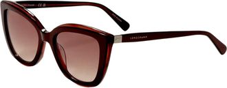 Longchamp Womens 54mm Red Sunglasses