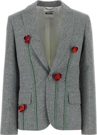 Moschino Donna, Giacche, Grigio, S, new