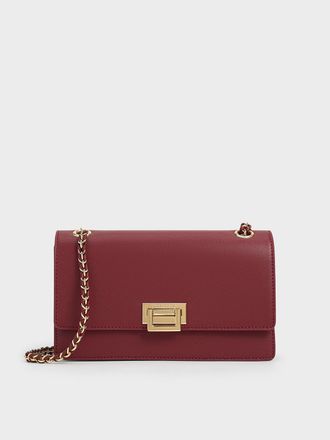 Charles & Keith Everline Braided-Strap Shoulder Bag