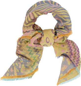 Saachi Saachi Mixed Animal Print Scarf