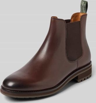Polo Ralph Lauren Chelsea Boots mit elastischem Einsatz Modell BRYSON in Dunkelbraun, Größe 41