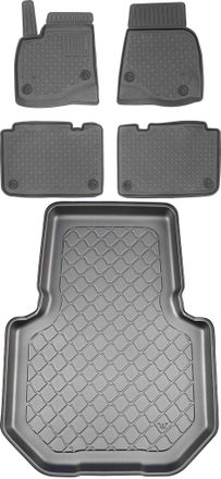 OEM Juego De Alfombrillas Para Coche Y Maletero Para Tesla Model S Coup&eacute; (de Julio De 2012 A Marzo De 2015)