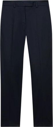 Brooks Brothers Stretch Katoenen Broek - Dames - Chinos - Blauw - L - Katoen - Broeken