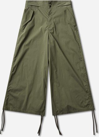 Hysteric Glamour Women s Side-Gathered Military Pants Khaki