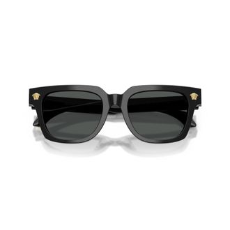 Versace 0ve4510u Rectangular Black Acetate Sunglasses