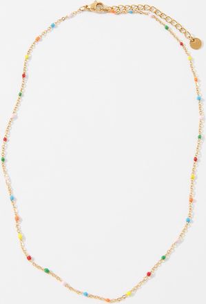 Simons Womens Coloured beaded chain
