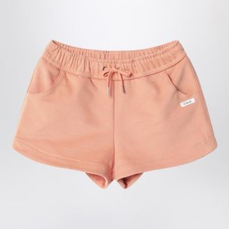 Chlo&eacute; Apricot cotton shorts
