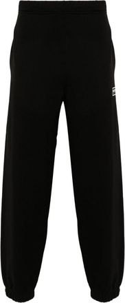 Kenzo logo-embroidered cotton track pants - men - Cotton - L - Black