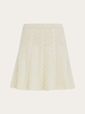 Ferragamo Donna Gonna in maglia Bianco
