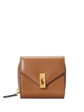 Polo Ralph Lauren Portemonnee met logoplakkaat - Bruin