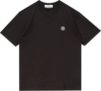Stone Island Patch Logo T-shirt Black 741524113-V0029