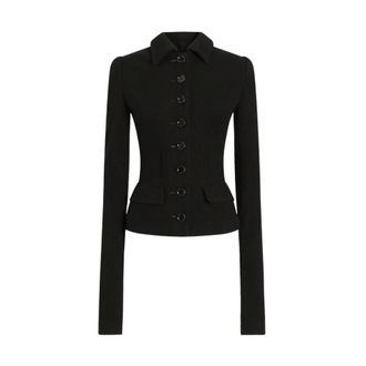 Dolce & Gabbana Dolce & Gabbana Jacks - Dames - Jassen - Zwart - Maat: M Zijde