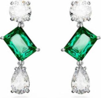 Swarovski Oorbellen - Dames - Oorbellen - Grijs - ONE Size - Accessoires