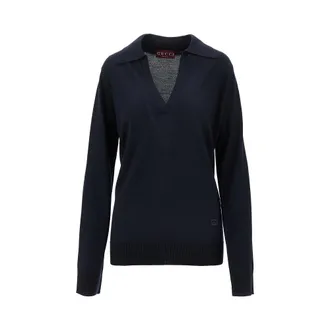 Gucci Ultrafine wool polo sweater Woman S