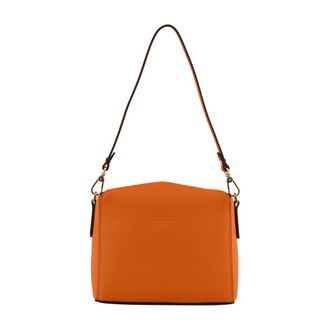 Pourchet Cassetta Crossbody Tas - Dames - Tassen - Oranje - Maat: ONE Size Leer