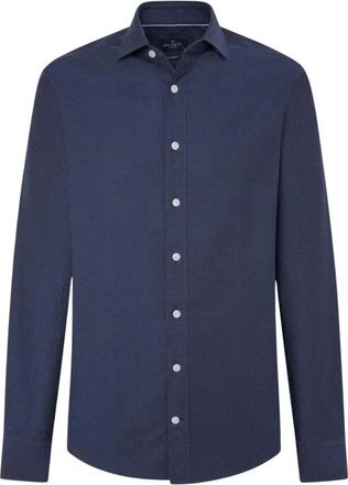Hackett Camicia Micro Dot - - Shirts - Uomo - Blu - L