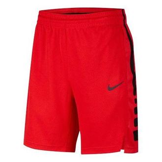 Nike Drawstring Basketball Sports Shorts Red AT3394-657