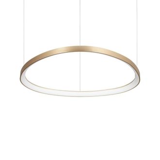 Netlighting Gemini 81cm LED Integrated LED Pendant Ceiling Light Brass 2700K in Gold