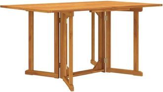 vidaXL Vidaxl - Folding Butterfly Garden Table 150x90x75 cm Solid Wood Teak