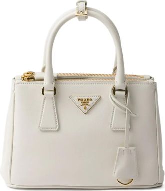 Prada Borsa tote Galleria piccola - Bianco