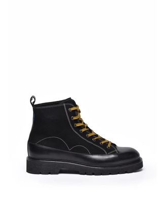 Paul Smith Leather Boot Rubber Sole - Black