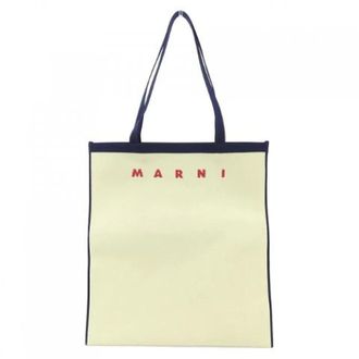Marni Pre-owned Tote Bags, female, Yellow, Size: ONE SIZE Pre-owned Fabric Tote