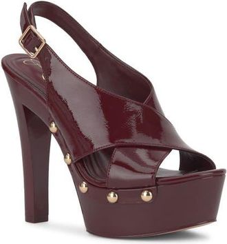 Jessica Simpson Caulira Platform Sandal in Vineyard Red at Nordstrom, Size 8.5