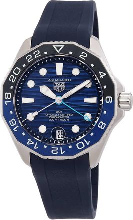 Tag Heuer Aquaracer Automatic Blue Dial Batman Bezel Mens Watch WBP5114.FT6259