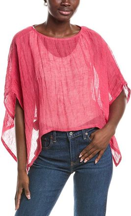 Eileen Fisher Bateau Neck Linen Top