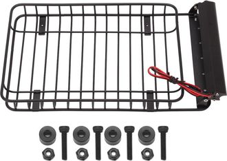 OEM Portaequipajes De Techo Con Control Remoto Para Axial Scx10, Con 10 Tiras De Luces Led, Modelo 90046