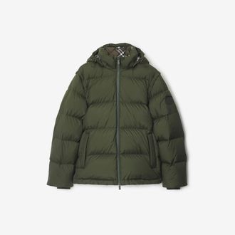 Burberry Detachable Sleeve Puffer Jacket, Size: XXXL