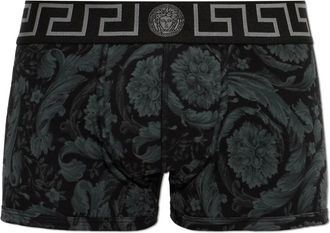 Versace Ondergoed, Heren, Zwart, 3Xl, Katoen, Katoenen Boxer Briefs met Logo