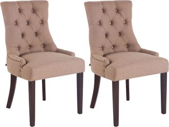 Clp Set De 2 Sillas De Comedor Aberdeen Antiguo Gris Topo