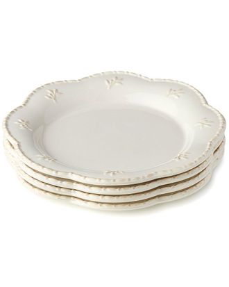 Certified International Heritage Beads Set Of 4 Dinner Plates