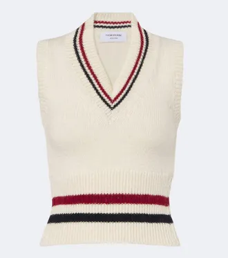 Thom Browne Chaleco Hector de lana y mohair