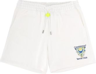 Casablanca White Graphic Shorts