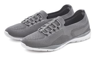 Lascana Sneaker LASCANA Slipper, Halbschuh, Damen, Gr. 35, grau, Obermaterial: 100% Textilmaterial. Decksohle: 100% Textilmaterial. Futter: 100% Textilmateria