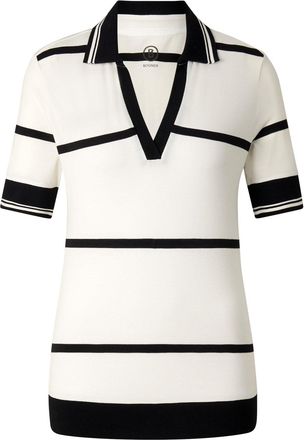 Bogner Jessi polo shirt for women - Off-white/black - 34