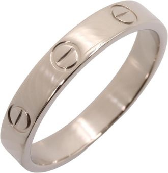 Cartier Silver White Gold (18K) Band Ring (Pre-Owned)