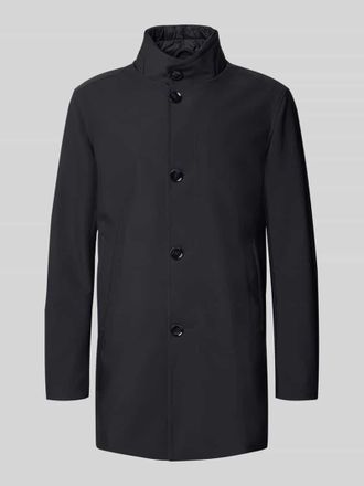 Strellson Regular Fit Mantel mit herausnehmbarem Innenkragen Modell FINALLY FLEX in Marine, Gr&ouml;&szlig;e 48